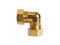 ATC 7/8 in. Compression X 7/8 in. D Compression Brass 90 Degree Elbow