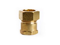 ATC 7/8 in. Compression X 3/4 in. D FPT Brass Coupling