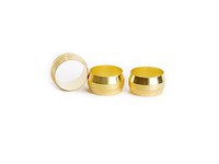 ATC 1/2 in. Compression X 1/2 in. D Compression Brass Sleeve
