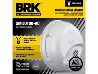 BRK Hard-Wired w/Battery Back-Up Ionization Smoke and Carbon Monoxide