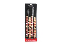 Grill Mark Steel Spiral Skewers