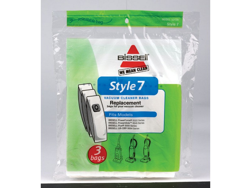 Bissell Vacuum Bag For Upright Vacuums 3 pk