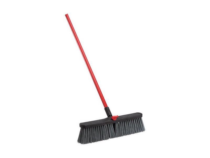 Libman Polyethylene Terephthalate 18 in. Rough Surface Push Broom
