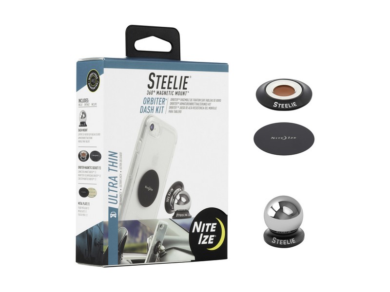 Nite Ize Steelie Black Ultra Strong Dash Kit For All Mobile Devices