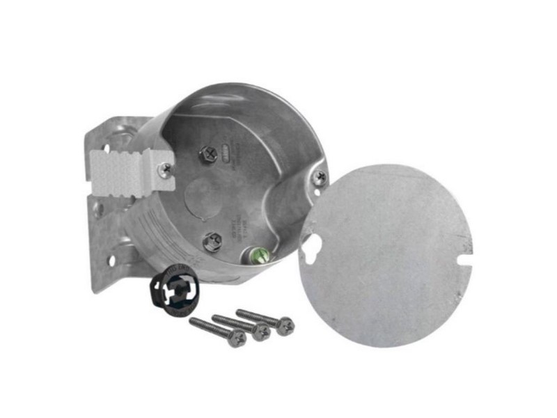 Southwire Old Work 21 cu in Octagon Galvanized Steel Ceiling Box Silver