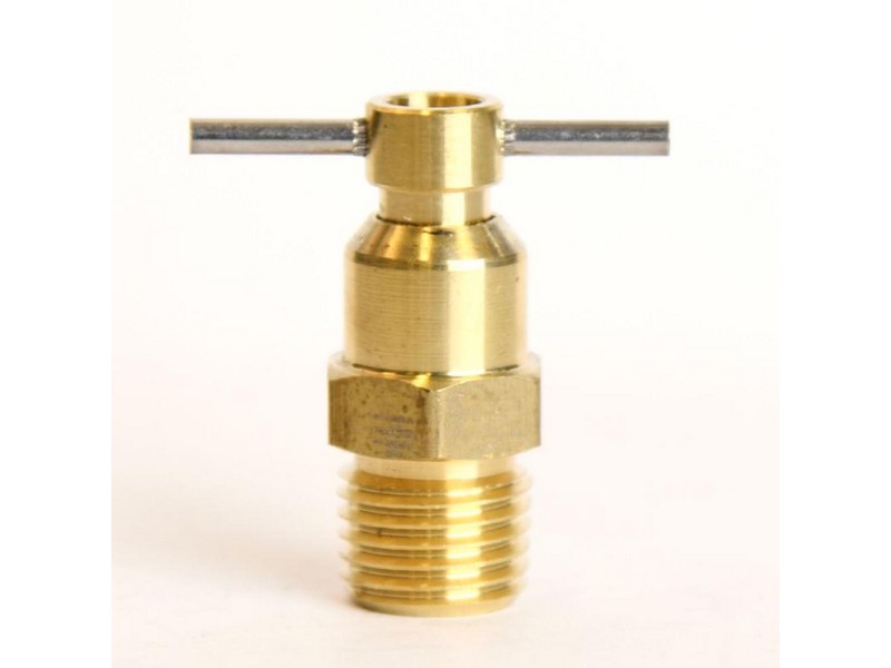 ATC 1/4 in. Brass Needle Drain Cock