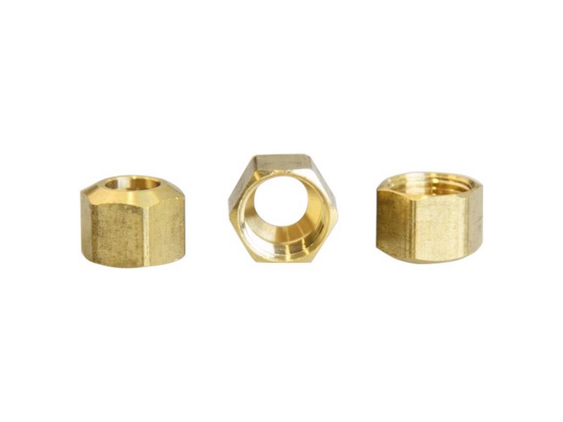 ATC 5/16 in. Compression X 5/16 in. D Compression Brass Nut