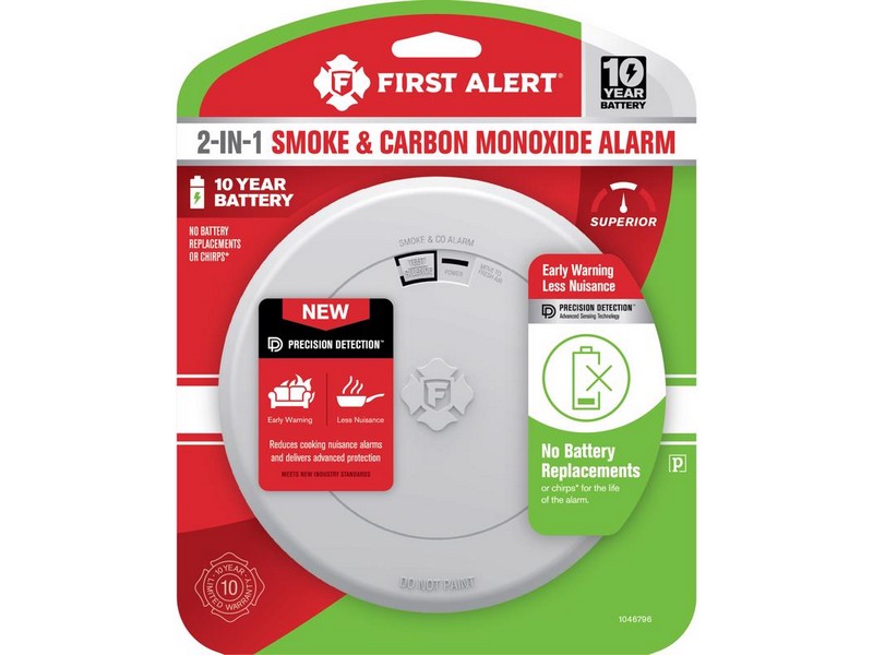 First Alert Slim Battery-Powered Photoelectric Smoke and Carbon Monoxide