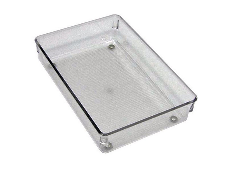 iDesign Linus Clear Plastic Drawer Organizer