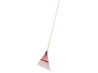 Ace 64.5 in. 22 Tine Steel Rake Wood Handle