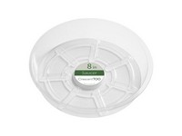 Crescent Garden 2 in. H X 8 in. D Plastic Plant Saucer Clear