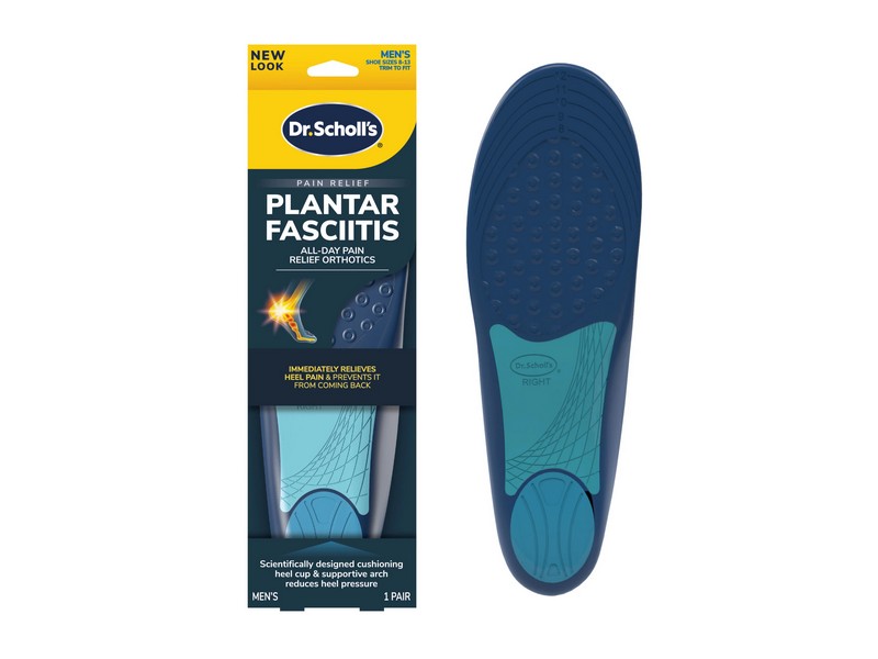 Dr. Scholl�s Men's Plantar Fasciitis All-Day Pain Relief Orthotics Inserts