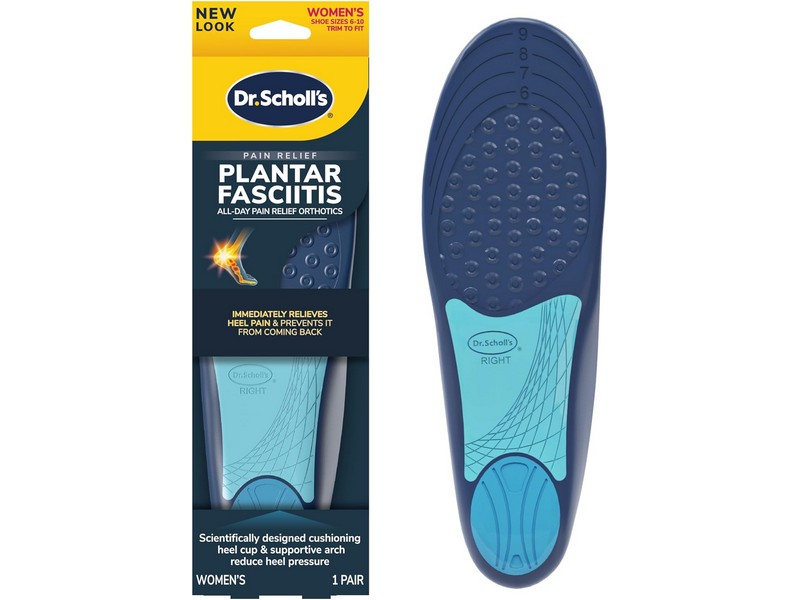 Dr. Scholl's Women's Plantar Fasciitis All-Day Pain Relief Orthotics Inserts