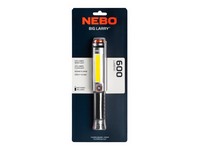 NEBO Big Larry 600 lm Black/Gray LED Work Light Flashlight AA Battery