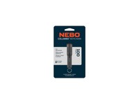 NEBO Columbo 100 lm Black/Gray LED Keychain Light AAA Battery