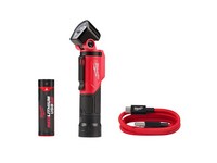 Milwaukee 500 lm Black/Red LED Rechargeable Flashlight