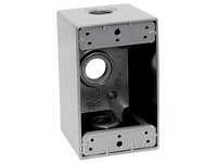 Sigma Engineered Solutions 25.5 cu in Rectangle Metallic 1 gang Weatherproof Box Gray