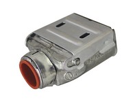 Sigma Engineered Solutions Double Snap Lock 3/8 in. D Die-Cast Zinc Duplex Connector For AC, MC and