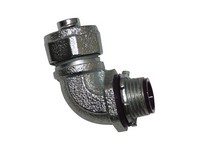 Sigma Engineered Solutions ProConnex 1/2 in. D Zinc-Plated Iron 90 Degree Connector For Liquid Tight