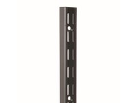 Knape & Vogt Black Steel Regular Duty Shelf Support 14 Ga. 48 in. L