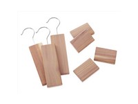 Whitmor 8 in. H X 0.5 in. W X 2 in. L Wood Cedar Blocks & Hangups