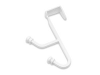 Whitmor 6.13 in. H X 1.0 in. W X 4.63 in. L Vinyl Coated Steel Closet Hook