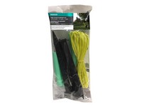 Panacea 9 in. H Black Plastic Tree Stake Kit