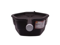Midwest Can Black 6.4 in. H Polyethylene 15 qt Drain Pan