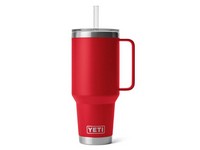 Yeti Rambler 42oz Rescue Red Straw Mug