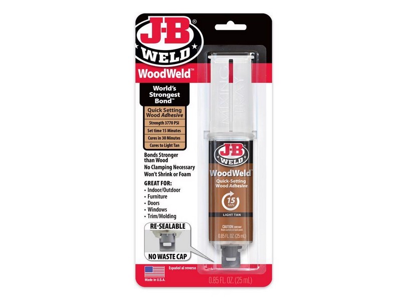 J-B Weld Light Tan Wood Epoxy 0.85 oz