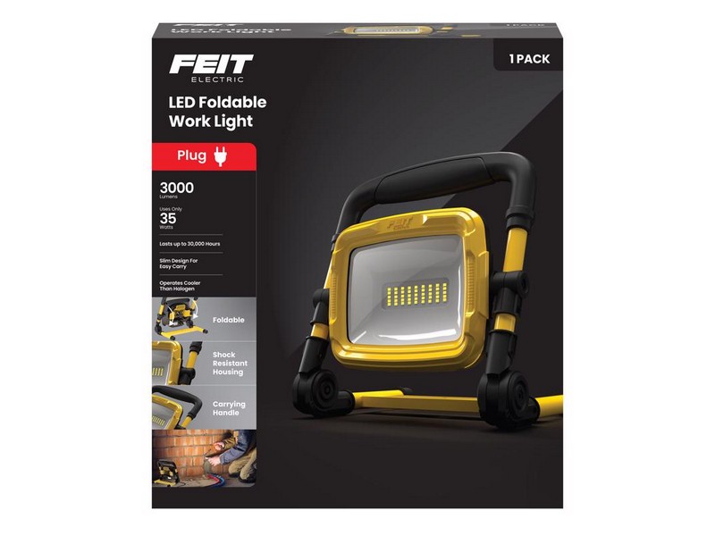Feit Electric Pro Series 3000 lm LED Corded Stand (H or Scissor) Work Light
