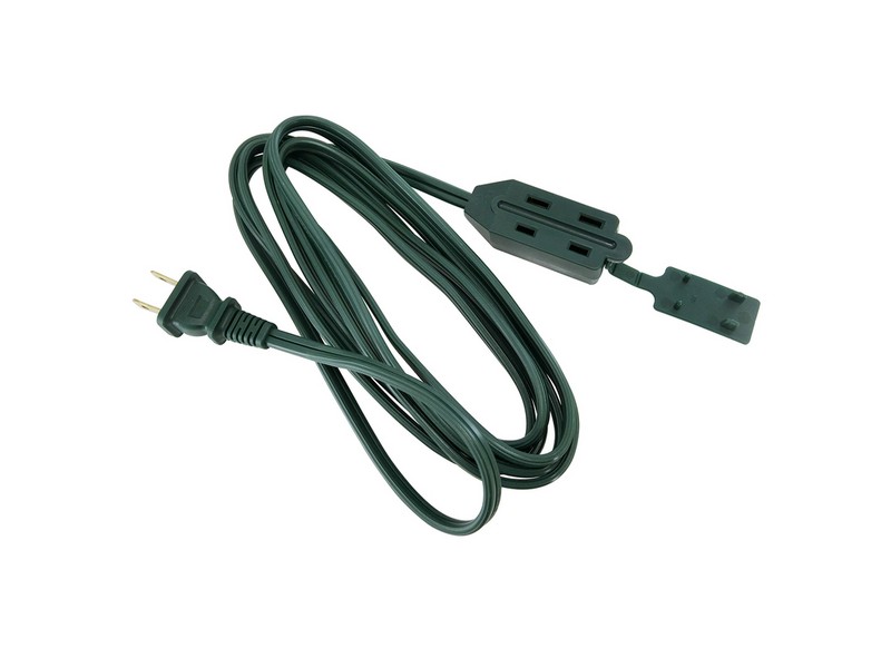 Ace Indoor 12 ft. L Green Extension Cord 16/2 SPT-2