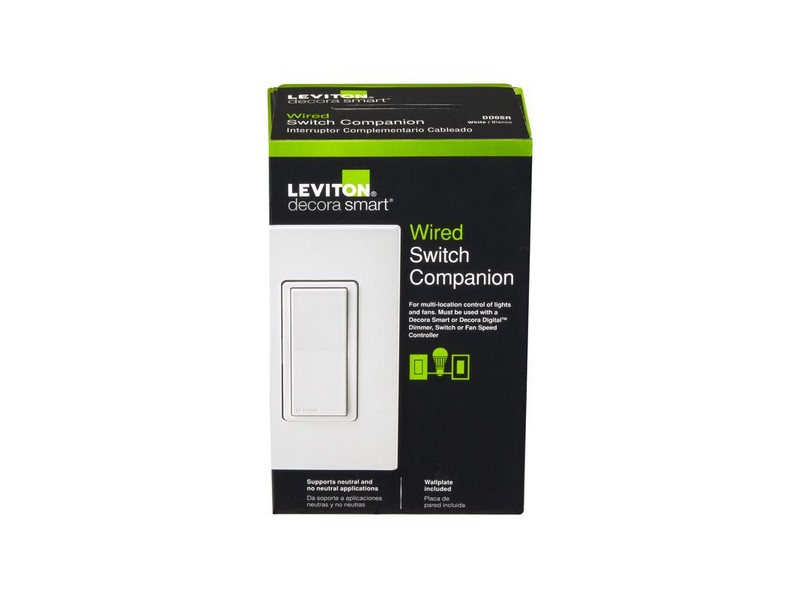 Leviton Decora Smart Three Pole Remote Switch White 1 pk