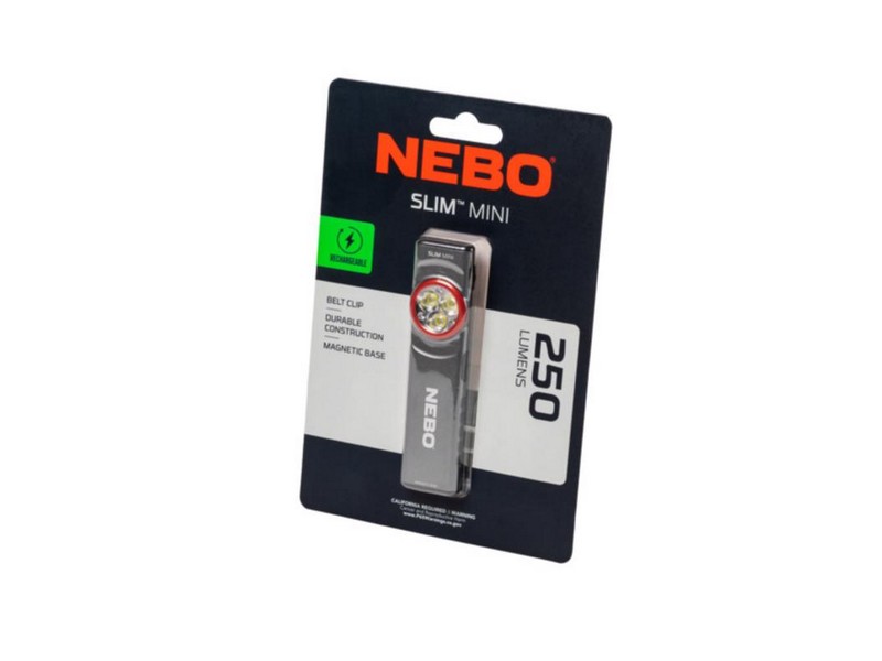 NEBO Slim 250 lm Storm Gray LED Mini Flashlight