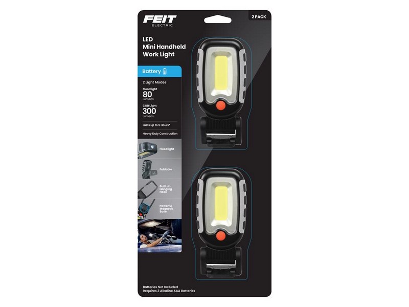 Feit 300 lm LED Battery Handheld Work Light