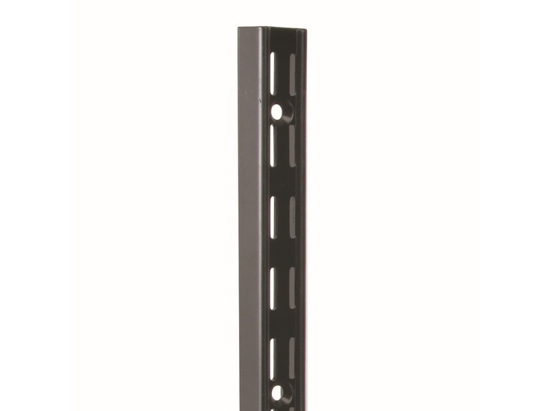 Knape & Vogt Black Steel Regular Duty Shelf Support 14 Ga. 48 in. L