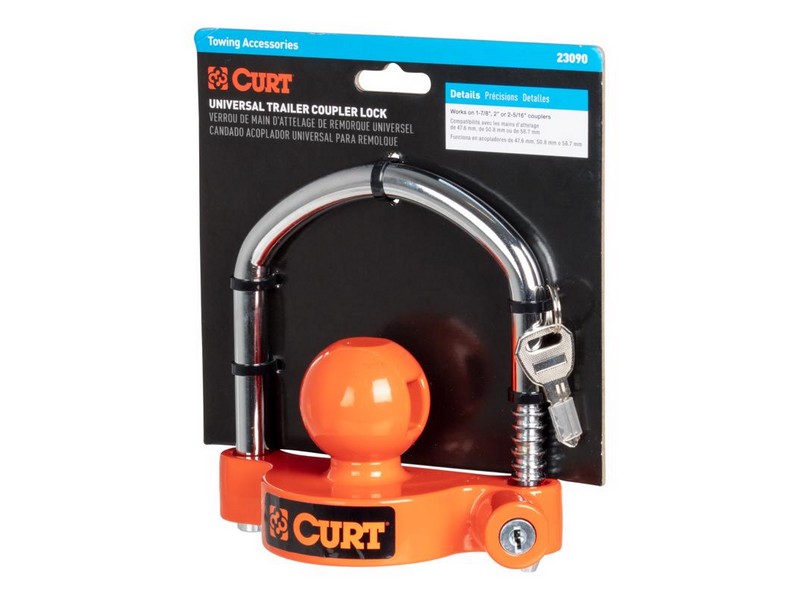 CURT Universal Trailer Coupler Lock