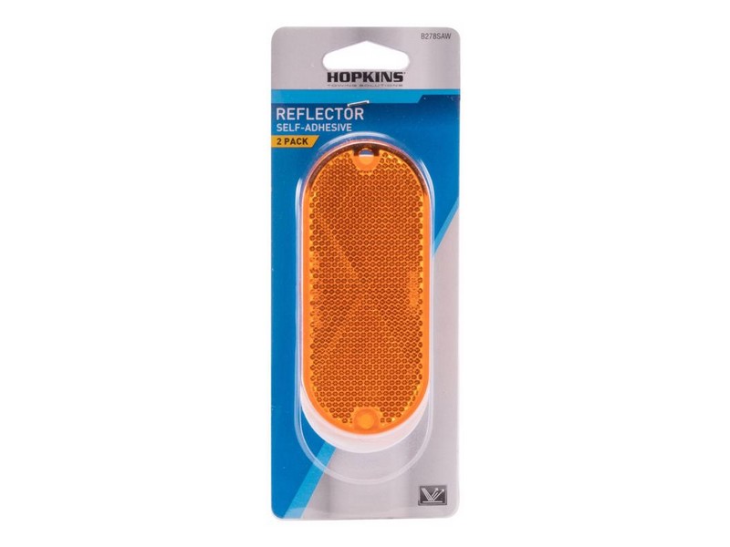Hopkins Amber Rectangular Reflector 2 pk