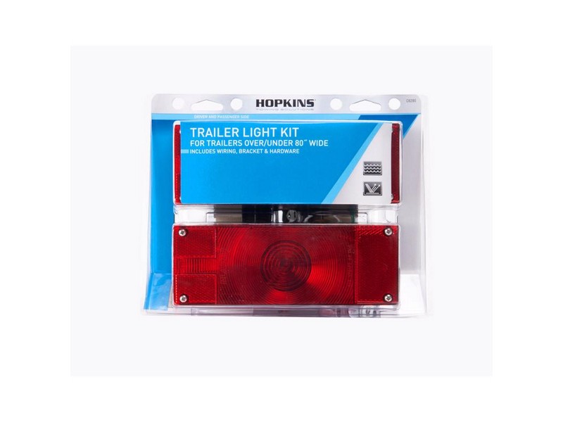 Hopkins Red Rectangular Trailer LED Light Kit