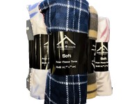 Polar Fleece Throw Blanket 50"x60" Assorted Prints