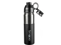 Brentwood GeoJug 18oz Insulated Water Bottle Stainless Steel Black