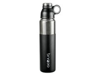 Brentwood GeoJug 24oz Insulated Water Bottle Stainless Steel Black