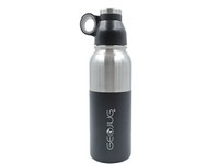 Brentwood GeoJug 32oz Insulated Water Bottle Stainless Steel Black