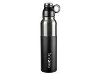 Brentwood GeoJug 40oz Insulated Water Bottle Stainless Steel Black