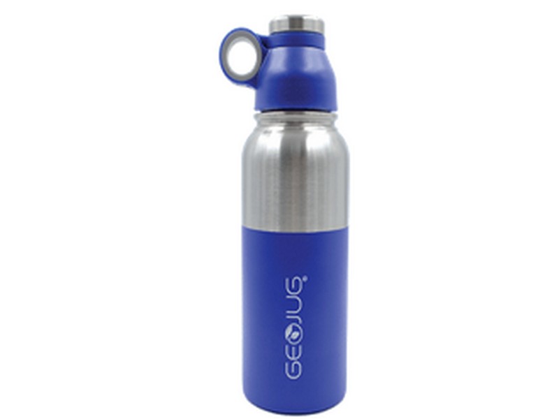 Brentwood GeoJug 32oz Insulated Water Bottle Stainless Steel Blue