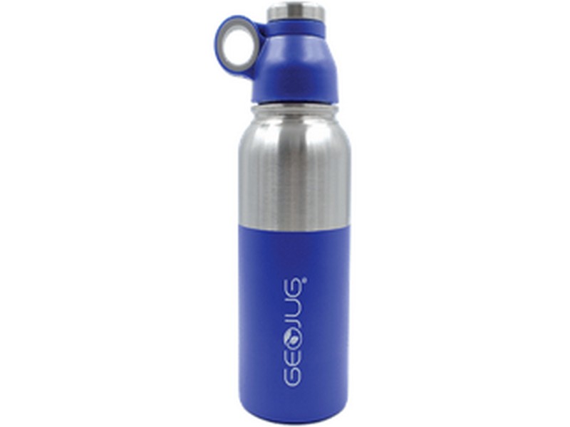 Brentwood GeoJug 40oz Insulated Water Bottle Stainless Steel Blue