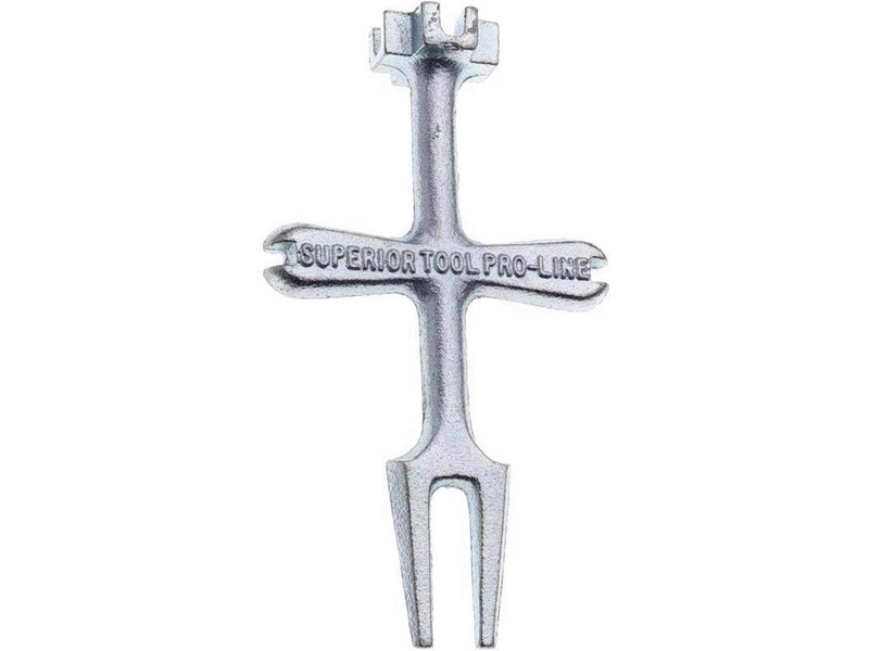 Superior Tool Pro-Line Plug Wrench Silver 1 pc