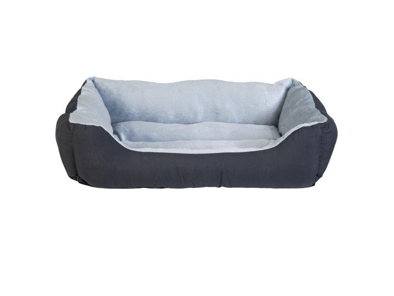 Petmate Blue/Gray Petal Print Pet Bed 15 in. W X 20 in. L