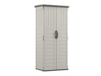 Suncast 2 ft. x 2 ft. Plastic Vertical Storage Shed with Floor Kit