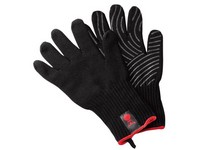 Weber Premium Silicone Black/Red/Silver Grilling Gloves 2 pc